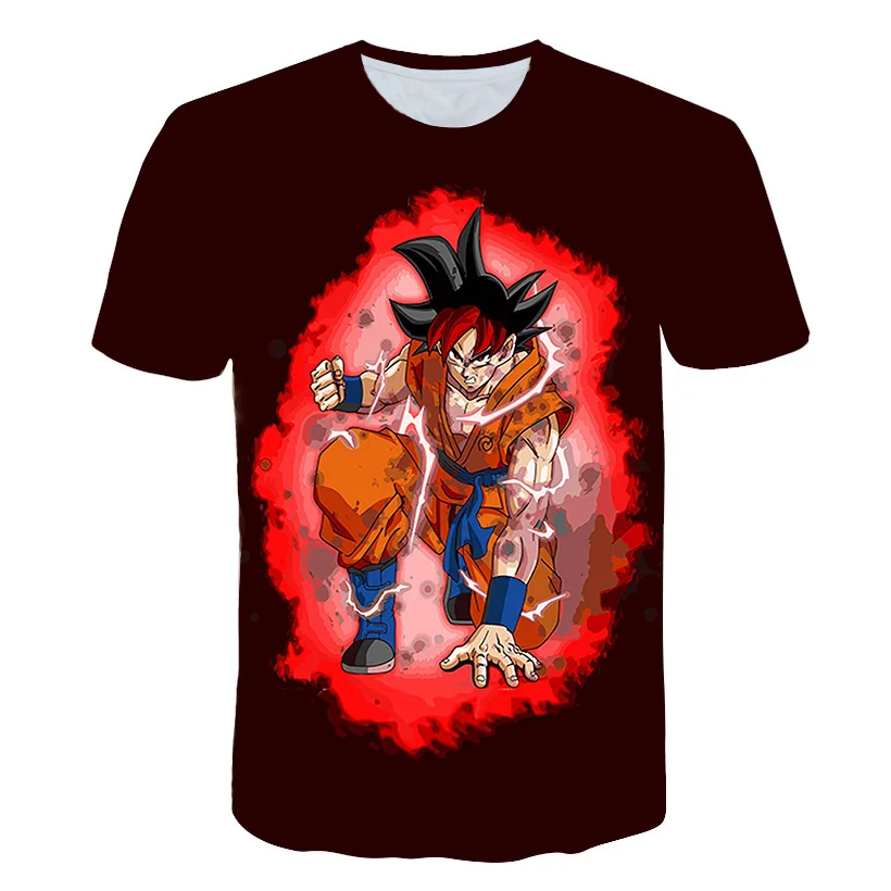 Футболка Dragon Ball DBZ Bulma Super Saiyan vegeta 3D для мужчин и женщин аниме Детская футболка Goku