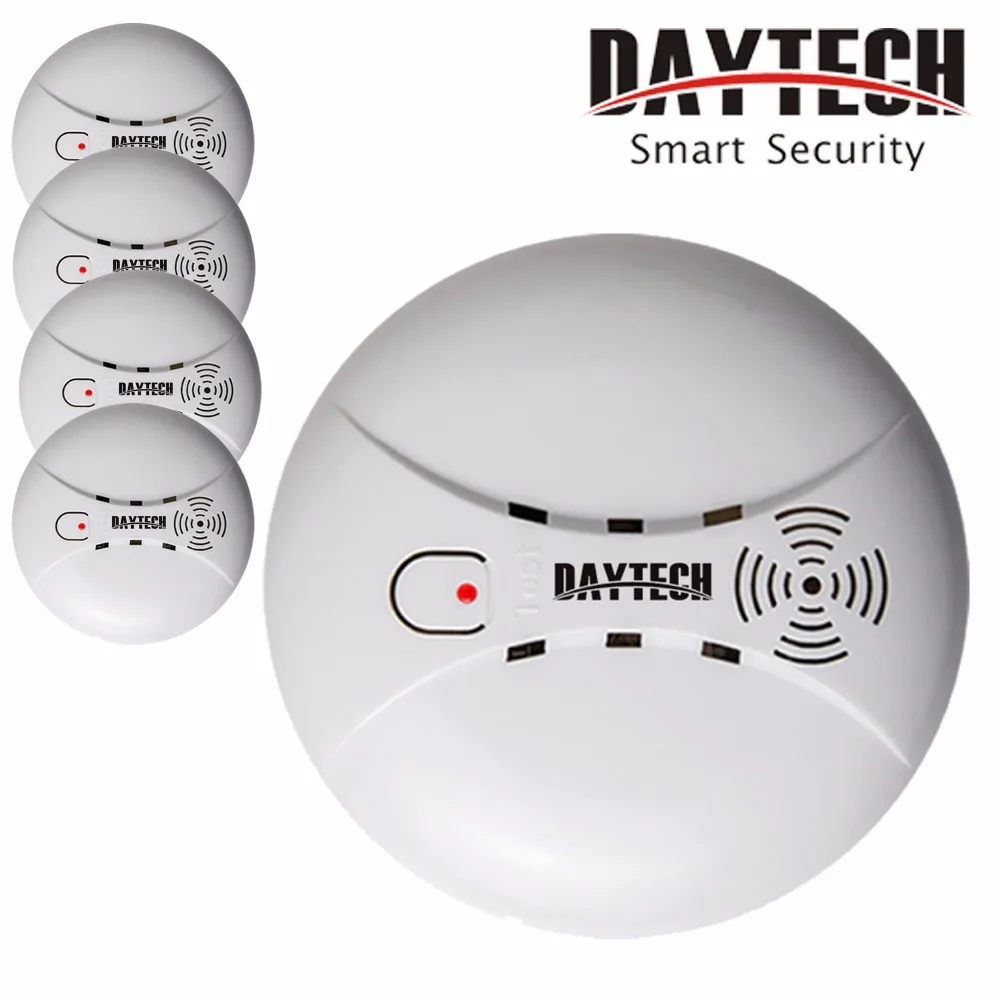 DAYTECH Smoke Detector Alert Sensor Fire Alarm Sensor ...