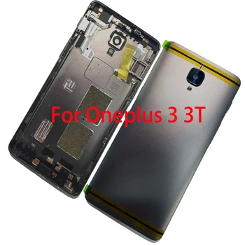 

BINYEAE Metal Battery Cover For Oneplus 3 3T Rear Housing Back Case With Camera Lens+SIM Card Tray+Side Keys+Logo
