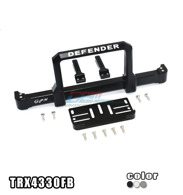 

TRAXXAS TRX-4 TRX4 82056-4 Front bumper aluminum alloy crash bar model street fighter stable impact resistance - set TRX4330FB