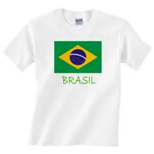 Children's Brasil T Shirt - Boys or girls Brazil Flag teeT Shirt Cotton Men Short Sleeve Tee Shirts Shirt Children's Brasil T Shirt - Boys or girls Brazil Flag teeT Shirt Cotton Men Short Sleeve Tee Shirts Shirt