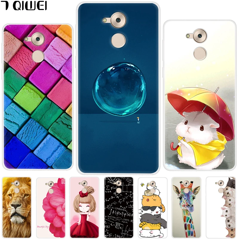 

5.0'' For Huawei Honor 6C Case Cover Soft Silicone TPU Case For Fundas Huawei Nova Smart / Honor 6C 6 C C6 Cases Painting Coque