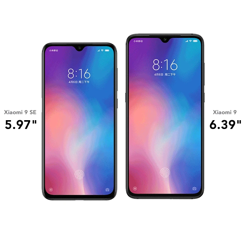 Oringnal Xiaomi Мобильный телефон Mi 9 SE 6 Гб 64 Snapdragon 712 Восьмиядерный 48 МП Тройная камера 5