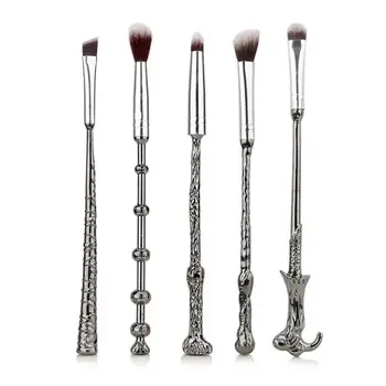 

5Pcs/Set 2017 New Harry Eye Shawdow Makeup Brushes Kit Stainless Steel Cosmetic Brush Set Eye Blow Massage Brushes