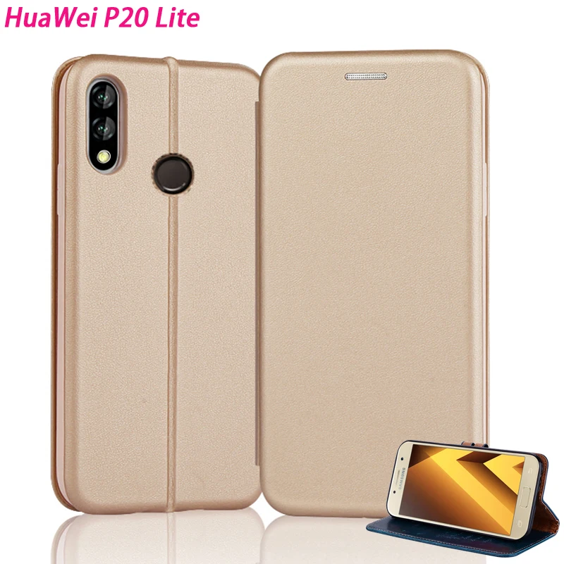 KaiNuEn кожаный чехол для HuaWei P20 Lite P20Lite nova 3e флип 5 84 &quotчехол телефона роскошный на