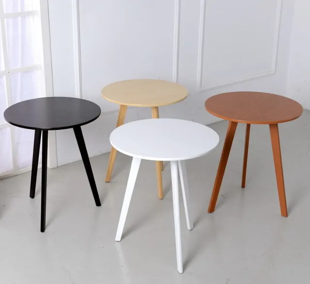 Modern Design Wooden Round Side Table Minimalist Tea Coffee Modern Design Wooden Round Side Table Minimalist Tea Coffee Living Room Sofa Craft