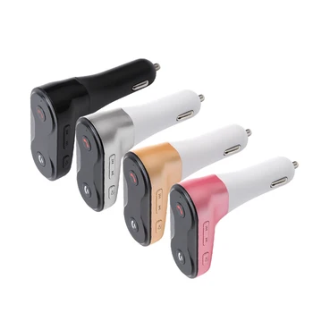 

4-in-1 Hands Free Wireless Bluetooth FM Transmitter G7 + AUX Modulator Car Kit MP3 Player SD USB LCD Car Accessories