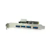 4 порта USB 3,0 PCIe Плата расширения PCI express USB 3,0 адаптер концентратора с 4-контактным блоком питания IDE ► Фото 2/4