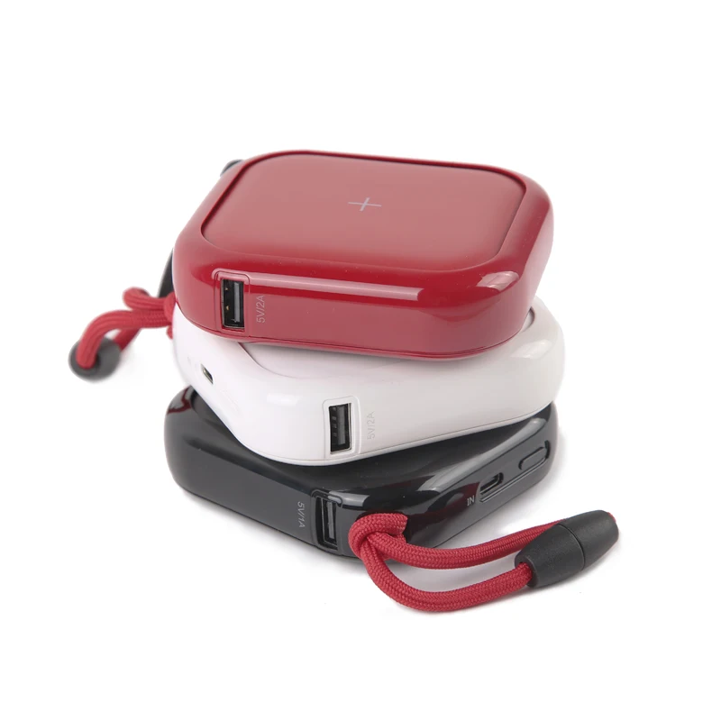 MIPOW 10000mAh Qi Wireless Charger Quick Charge Portable Power Bank For iPhone X Samsung Xiaomi Dual USB Ports External Charger