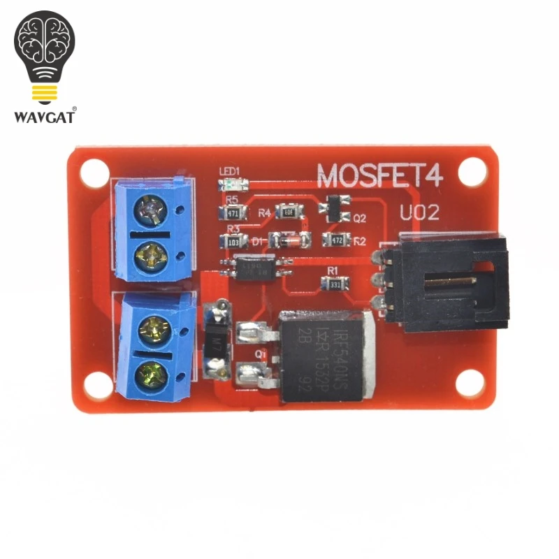 WAVGAT 1 канал Route MOSFET Кнопка IRF540 + модуль переключателя для Arduino|button switch module|mosfet