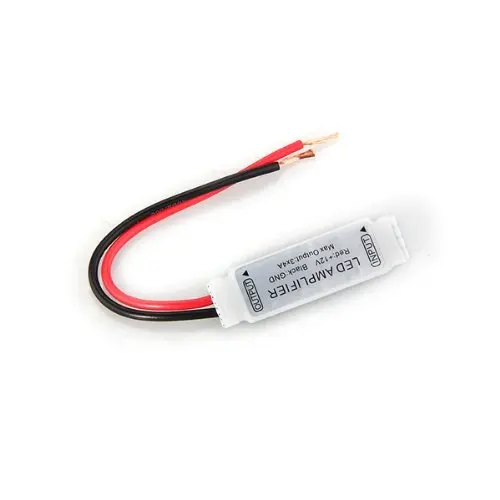 12 Un Amplificador para RGB Светодиодная лента cadenas ligeras cinta 12V DC | Освещение