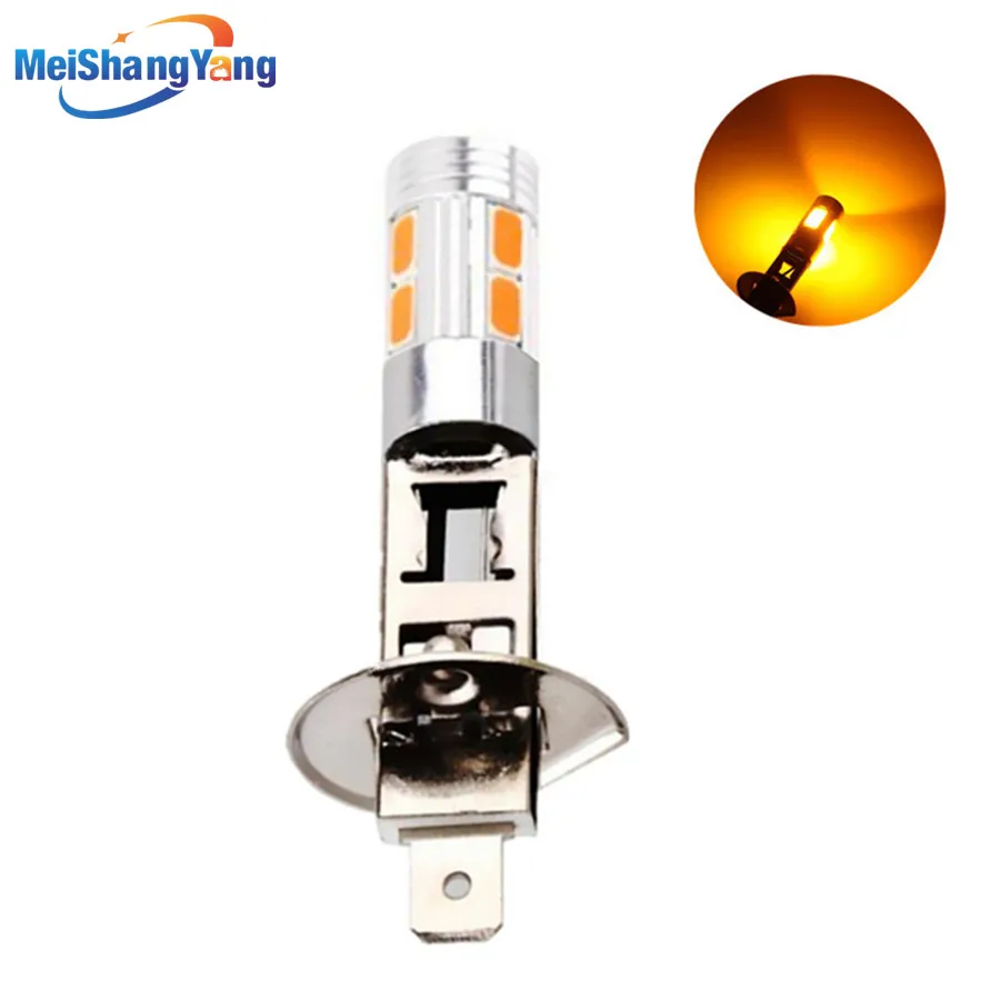 

H1 Led Fog Lights 10SMD 5630 Chip Car Light Bulbs DRL Daytime Running Lights Car Driving Brake Signal Leds Xenon Auto Led Light