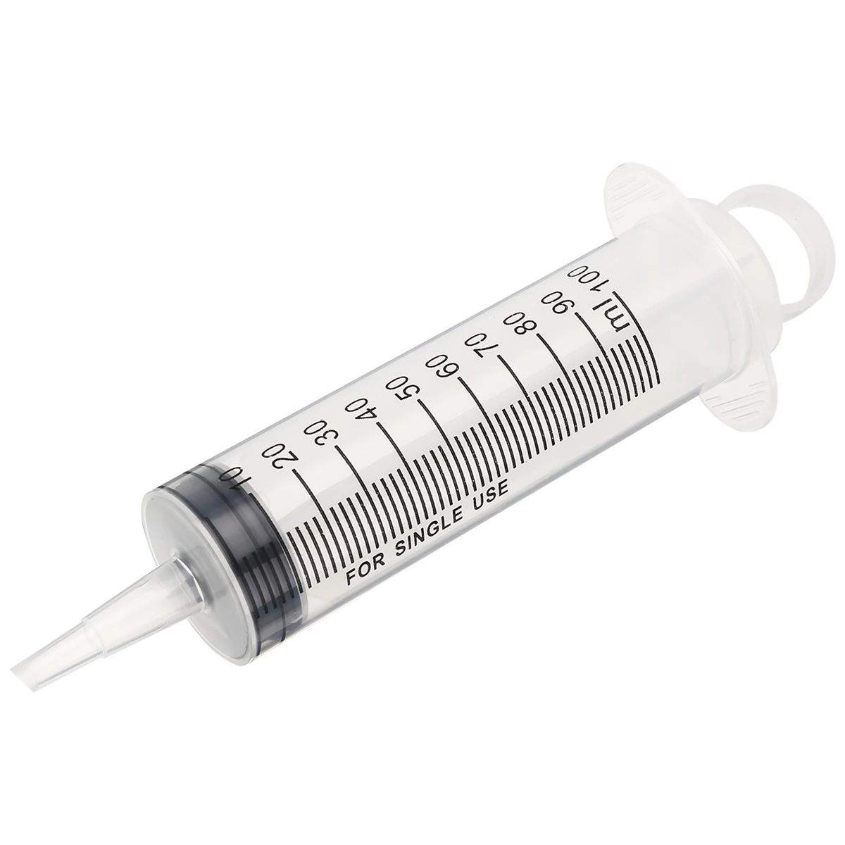 1PC Large Measuring Syringe 100ml Plastic Transparent Syringe With Cover Measuring Nutrient Hydroponics