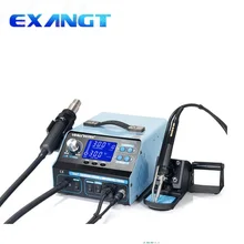 YIHUA 992DA+ ЖК-паяльная станция для горячего воздуха с паяльной станцией 4 в 1 вакуумная Ручка