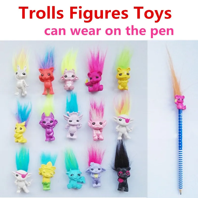 1Pcs Retro Random Vintage Lucky Troll Leprechaun Doll Action Mini Figure Toy