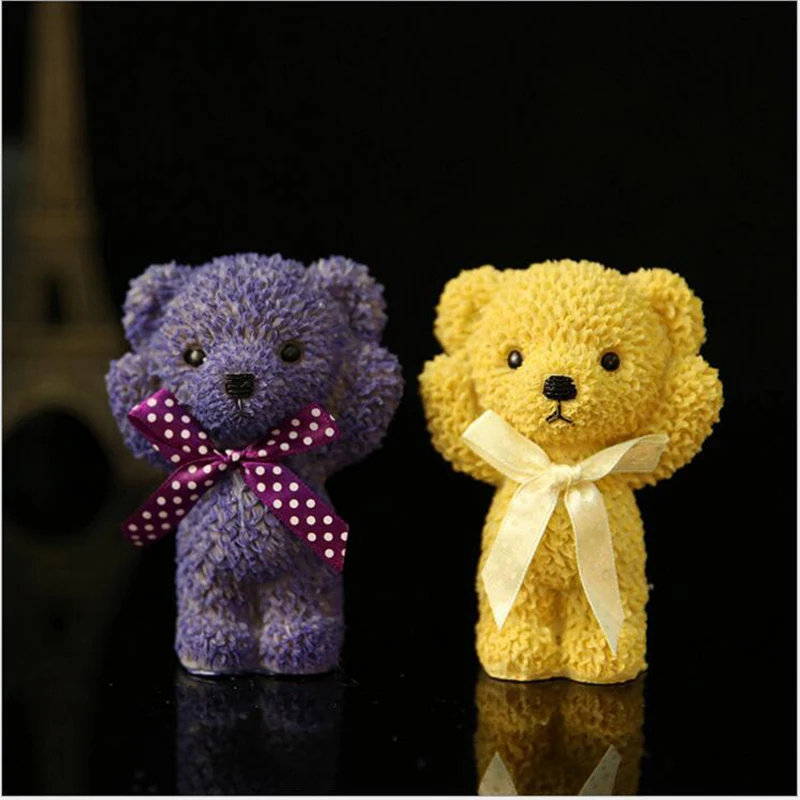 

2pcS a Set New 3002 Teddy Bear Explosion Models Small Ornaments Hand To Do Creative Toy Car Swing Gifts Free Shipping x156
