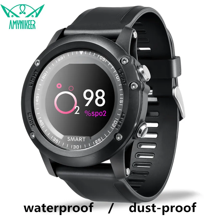 

AMYNIKEER T2 Bluetooth Smart Watch IP68 Waterproof Heart Rate Monitoring Multi-Sports Mode Outdoor Sports Fitness Smart Bracelet