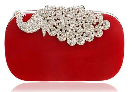 YM1009red Sekusa вечерние клатчи Корона Стразы вечерние сумки кошелек сумка для свадьбы бриллианты леди кошелек мини Вечерние сумки - Цвет: YM1009red