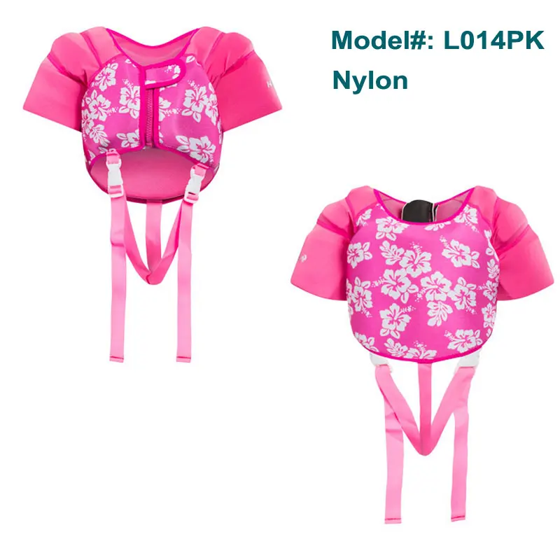 Детский купальный жилет куртка-флейт для мальчиков и девочек, купальный костюм плавучие купальные костюмы спасательный жилет, куртка для малышей, Молодежный Розовый цвет - Цвет: L014PK