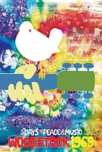 WOODSTOCK 1969 Радуга 3 дня любви и мира Шелковый плакат декоративной живописи 24x36inch |