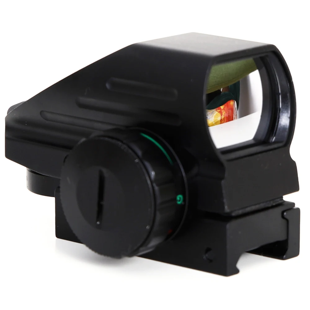 

Holographic Red Green Dot Sight 1x22x33 Illumination Compact 4 Reticales Dot Reflex Sight with Elevation and Windage Adjustment