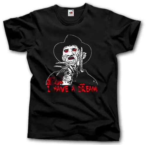Футболка Freddy Krueger с принтом Кошмар на улице Вязов Модный хлопковый облегающий Топ