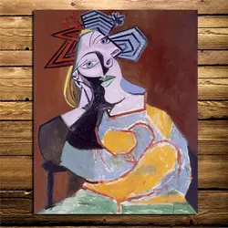 Пабло Пикассо художественные работы стены книги по искусству Холст Плакаты с живописью принты Современная живопись Настенная картина для