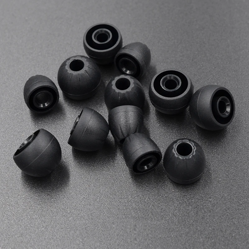 

In-Ear Eartips For KZ Earphones Silicone Covers Cap Replacement Earbud Tips Earbuds Earcaps Earplug Ear pads cushion 6pcs/3pairs