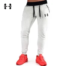 Зимние Беговые брюки для фитнеса беговая дорожка Для мужчин треники из хлопка впитывает пот и Штаны тренировки Штаны Бодибилдинг Для мужчин s тренажерные залы брендовая одежда