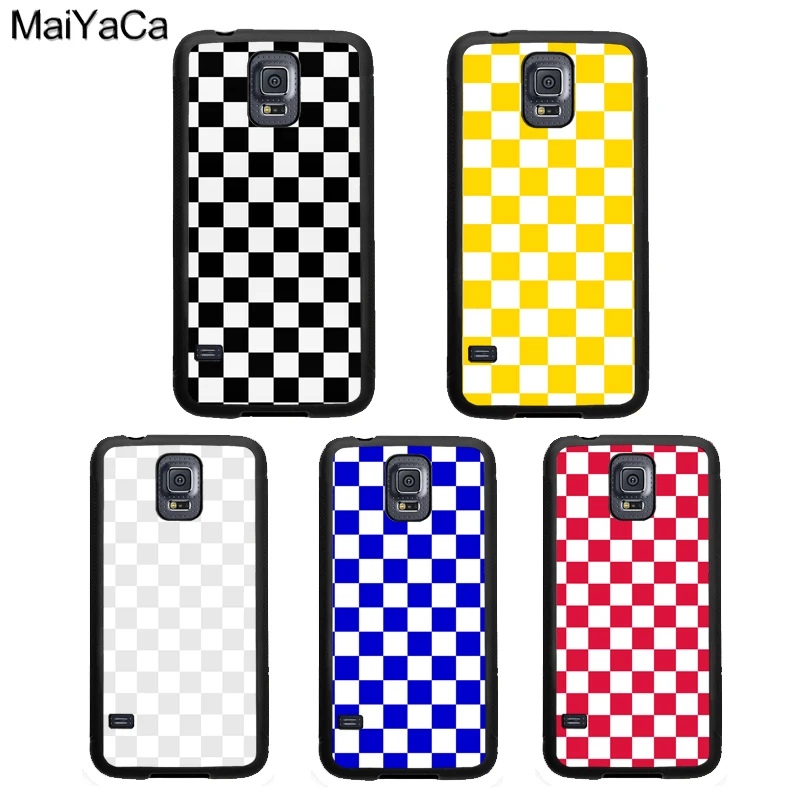 MaiYaCa Checkerboard Checkered Case For Samsung Galaxy S6