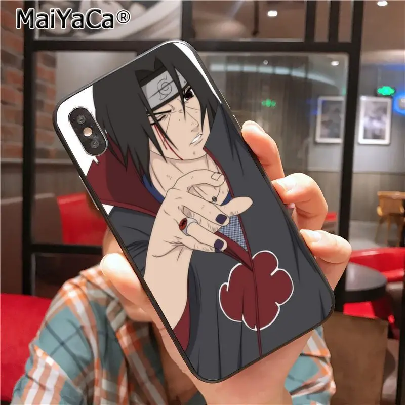 MaiYaCa Uchiha Itachi чехол для телефона для iphone 11 Pro X XS XR XS MAX 8 7 6 6S Plus 5 5S SE чехол