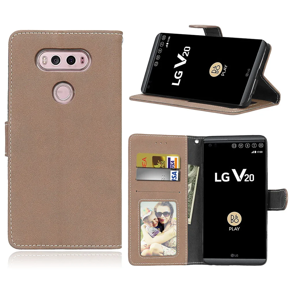 

Cover for LG X Style for LG V20 X5 X Max Matte Case PU Leather Flip Wallet Phone Bag Case with 3 card solts