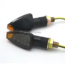 Universal Motorcycle font b Motorbike b font Turn Signal Indicator Turning Light Bulb Amber 14 LED