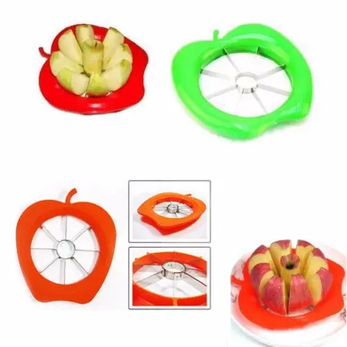 

Fruit Cutter Apple Knife Slicer Cutting Kitchen Cooking Vegetable Tools Chopper Kitchen Gadgets Accessories RANDOM COLOR