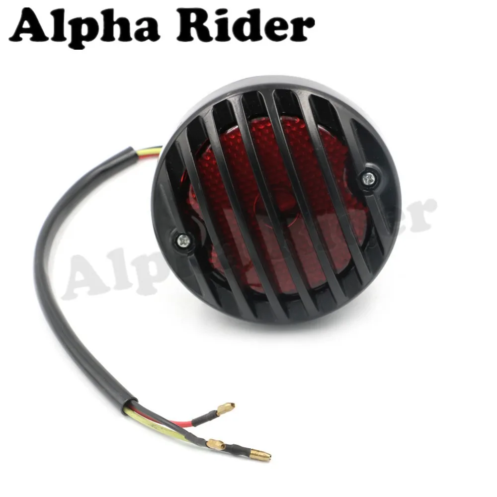 

Round Taillight Tail Brake Light Rear Stop Lamp for Honda Aprilia Kawasaki Yamaha Suzuki Harley Sportster Bobber Chopper Custom