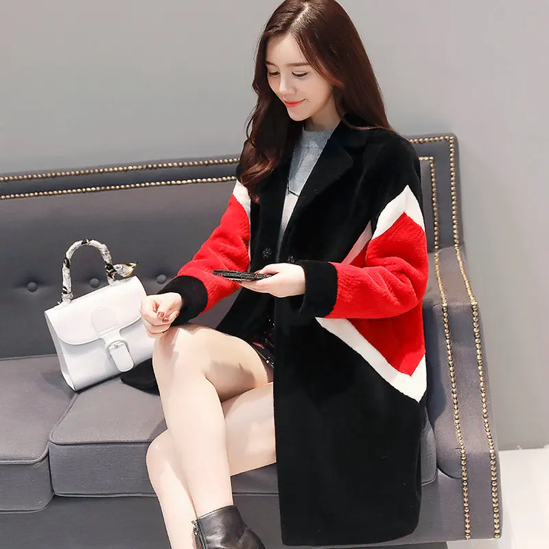 5XL Mouton 100% Wool Coats Tonfur Women's Jacket Real Fur Coat Winter Jackets Women's Clothing Tops Winter not leather plus size