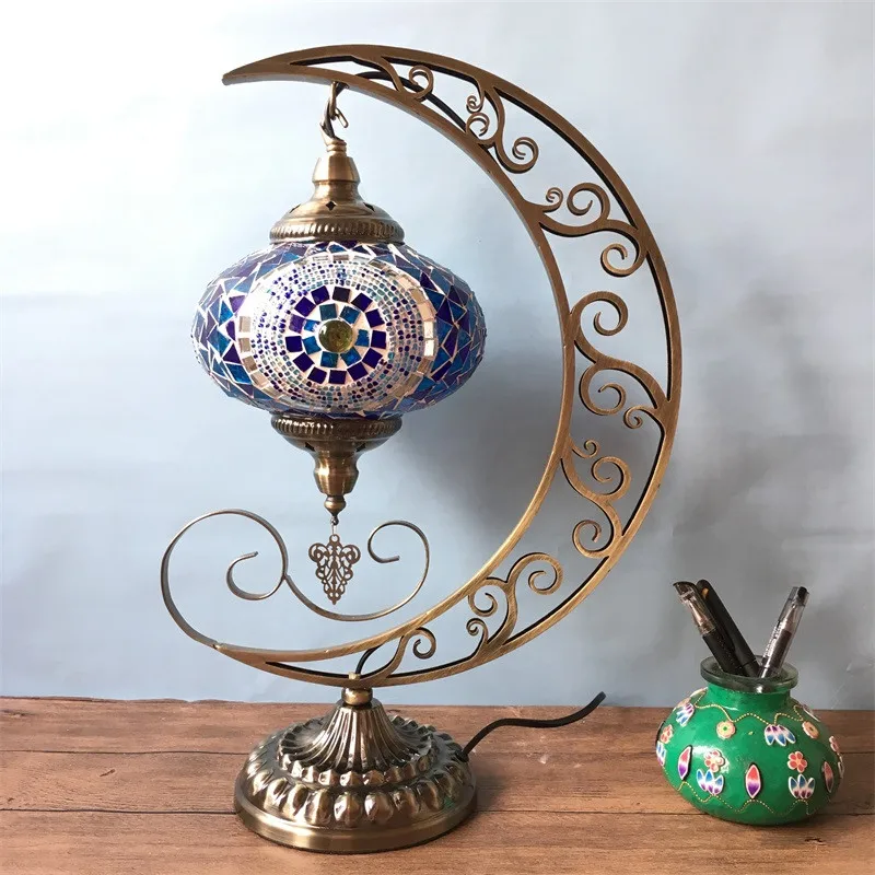  Vintage Ethnic Style Romantic Bedroom Living Room Restaurant Cafe Hotel Handmade Mosaic Glass Turki - 4000014618560