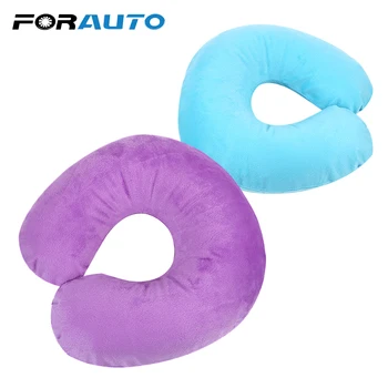 

Car Neck Pillow Comfortable And Soft Sleep Support U Shaped Inflatable Pillow Home Travel Essentials Cushion Pain Relief Soft