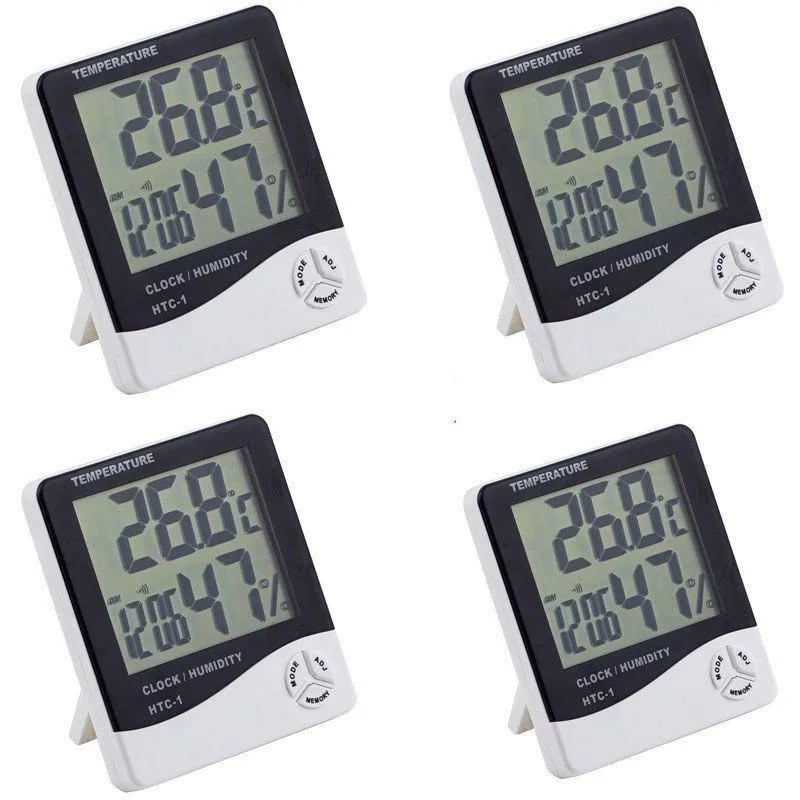 TITIROBA для помещений ЖК электронный будильник для Thermometer термометр измеритель влажности МЕТЕОСТАНЦИЯ ЧАСЫ