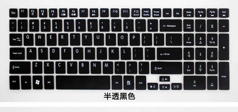 Силиконовый чехол для клавиатуры защитный Acer Aspire 5552G 5950G 8950G 7740G 7745G 7551G 7552G 8935G 8942G