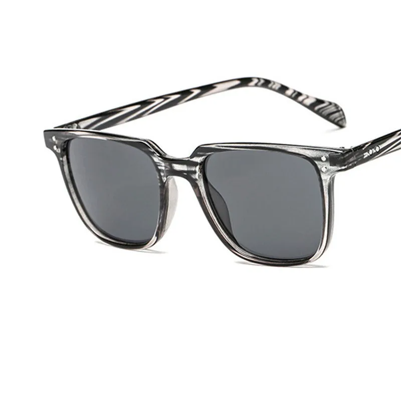 Квадратные Солнцезащитные очки в стиле Робера Дауни, мужские брендовые Винтажные Солнцезащитные очки, женские роскошные дизайнерские очки okulary UV400 - Цвет линз: C4