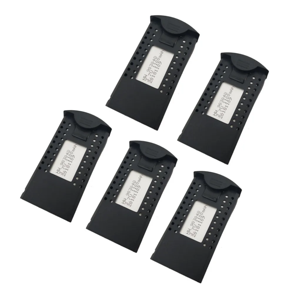 

5PCS 3.7V 1100mah lithium battery for SG700 DM107S S169 four-axis aircraft battery