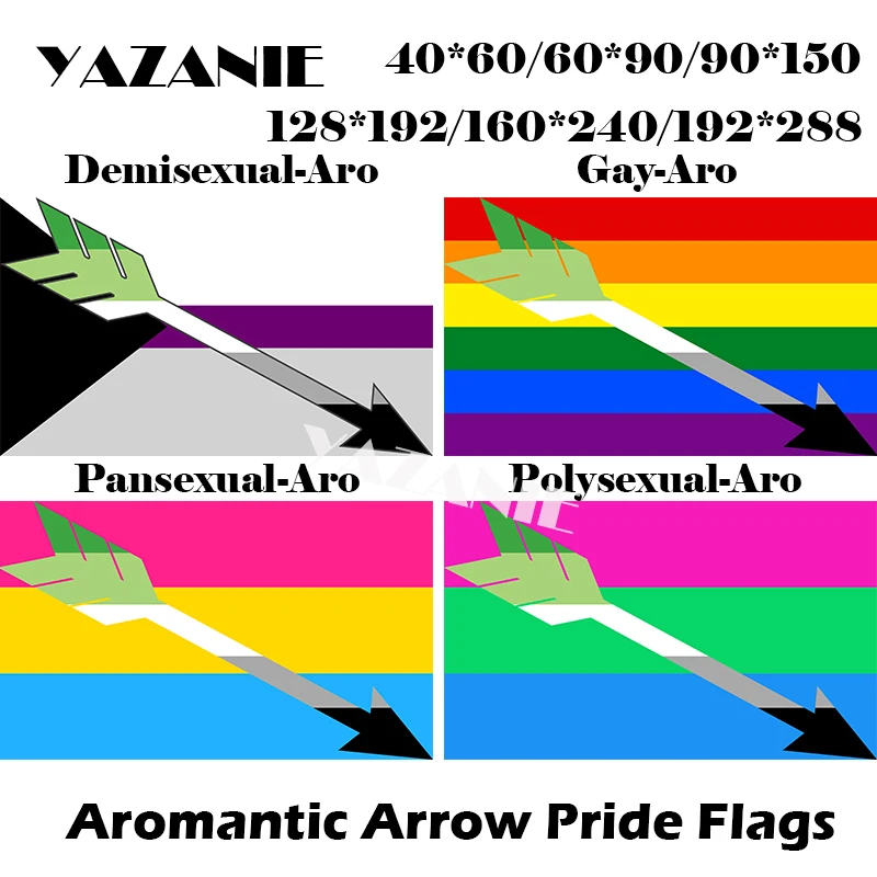 Язани 128*192 см/160*240 см/192*288 СМ ЛГБТ ароматический демисексуал лесбиянок геев