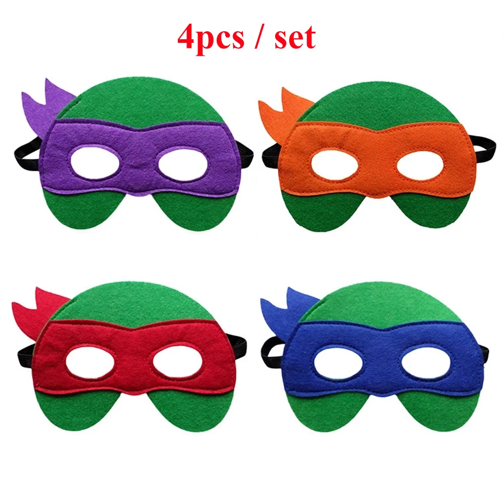 

Teenage Mutant Ninja Turtles Mask Captain America Mask Kid Birthday Gift Halloween Cosplay Party Decoration Props Supplies Masks