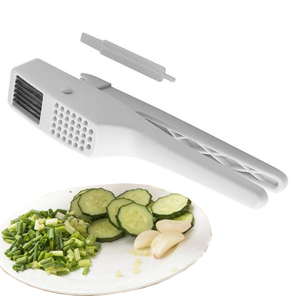 Professional Garlic Press &amp Slicer 2 in 1 with Slicing and Grinding Fruit Vegetable Tools Kitchen Accessories | Дом и сад