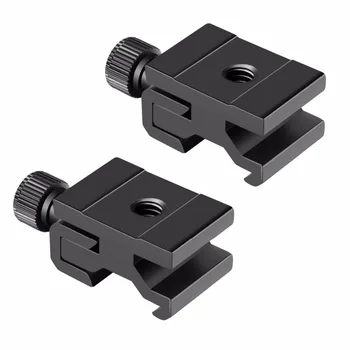 

Neewer 2 Pack Metal Cold Shoe Flash Stand Mount Adapter for Tripod,Light stand
