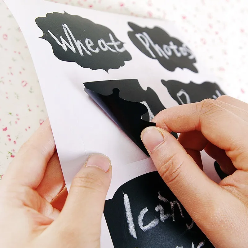 32pcs-set-Blackboard-Sticker-Craft-Kitchen-Jars-Organizer-Labels-Chalkboard-Chalk-Board-Sticker-5cm-x-3 (3)