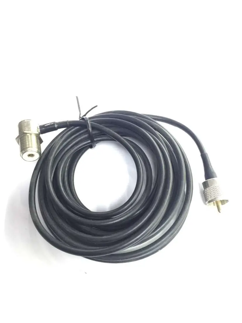 Oppxun удлинитель 5 м питающий кабель для автомобильного Мобильное радио трансивер Телевизионные антенны PL259 SO239 разъем коаксиальный кабель