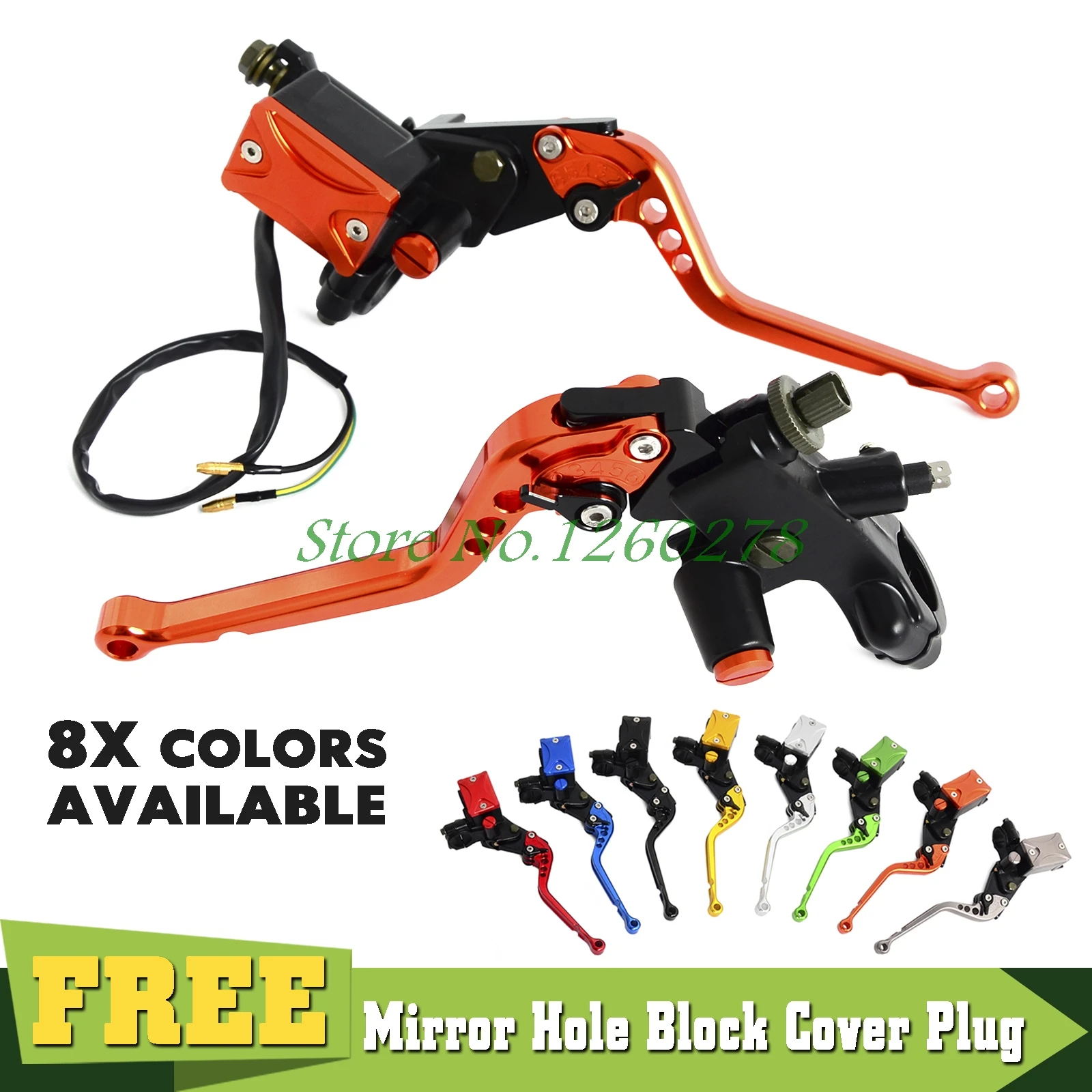 Buy Universal 7/8" Lever Brake Clutch Master Cylinder