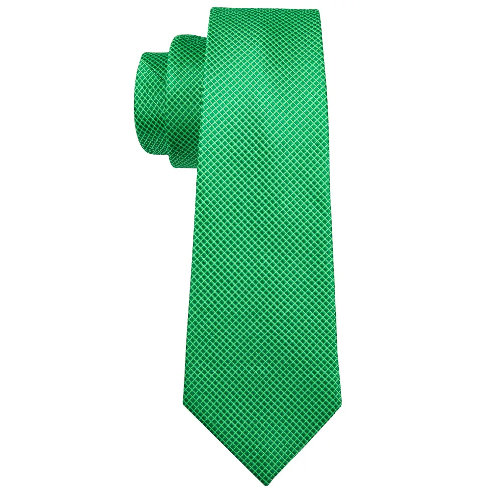 Barry. Wang, дизайнер, Зеленый Клетчатый Свадебный галстук, набор, шелк, на шею, галстуки для мужчин, подарок, свадебные, для жениха, деловые, вечерние, FA-5130